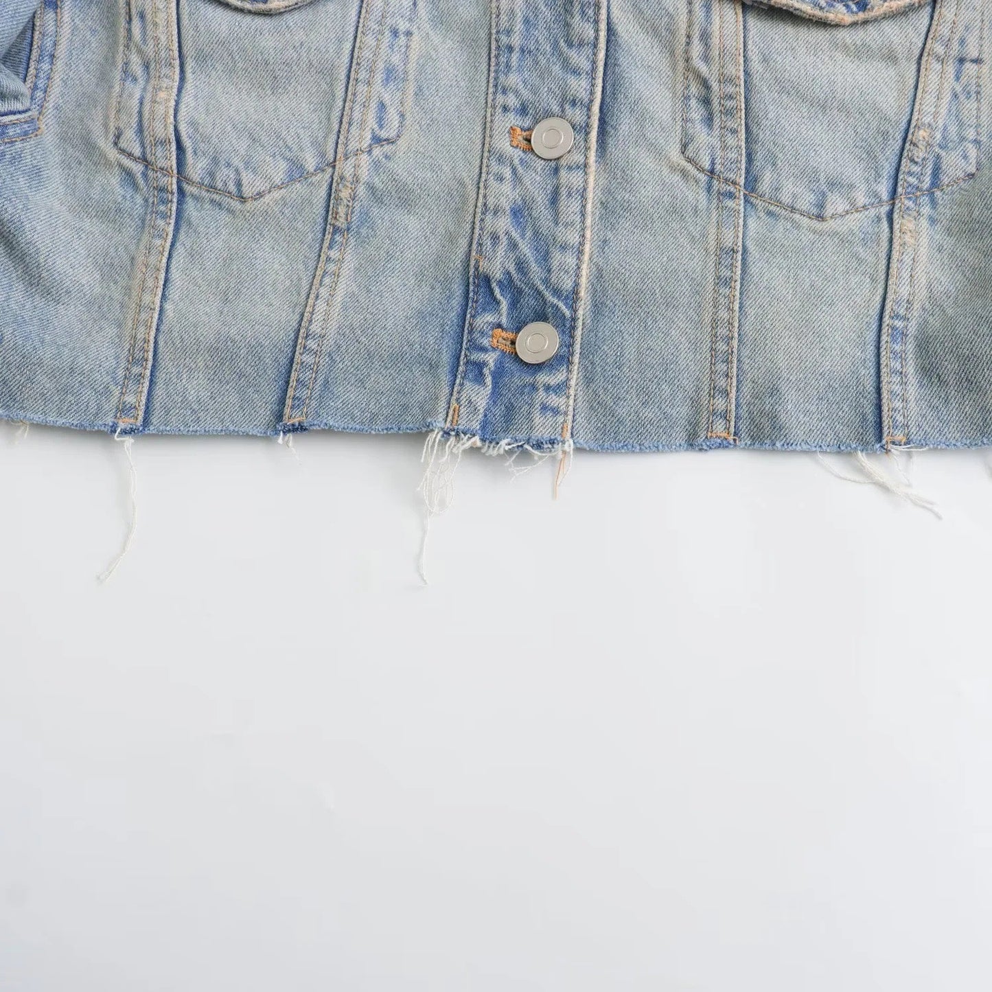 Denim Shorts Co-Ord Set