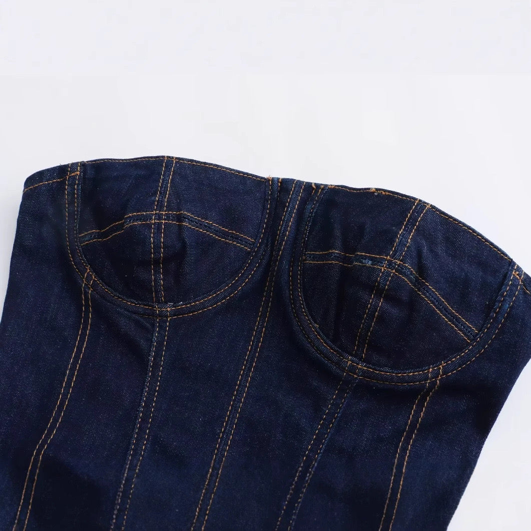 Denim Maxi Dress