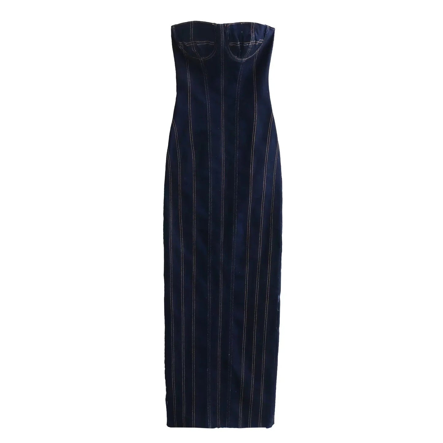 Denim Maxi Dress