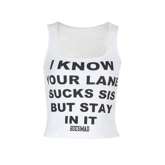 Letter Tank Top