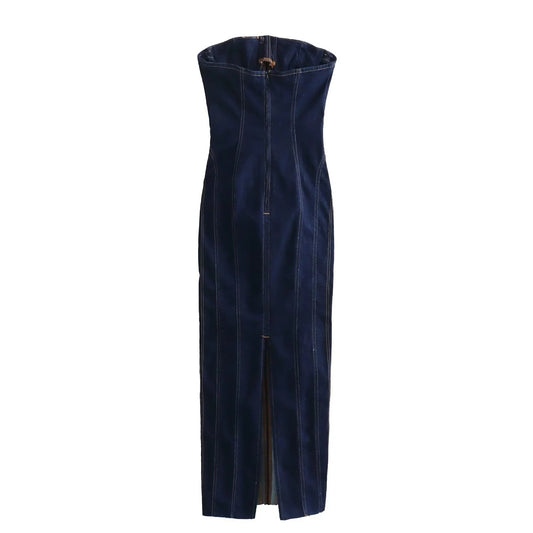 Denim Maxi Dress